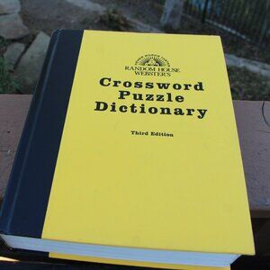 Crossword puzzle Dictionary reference book